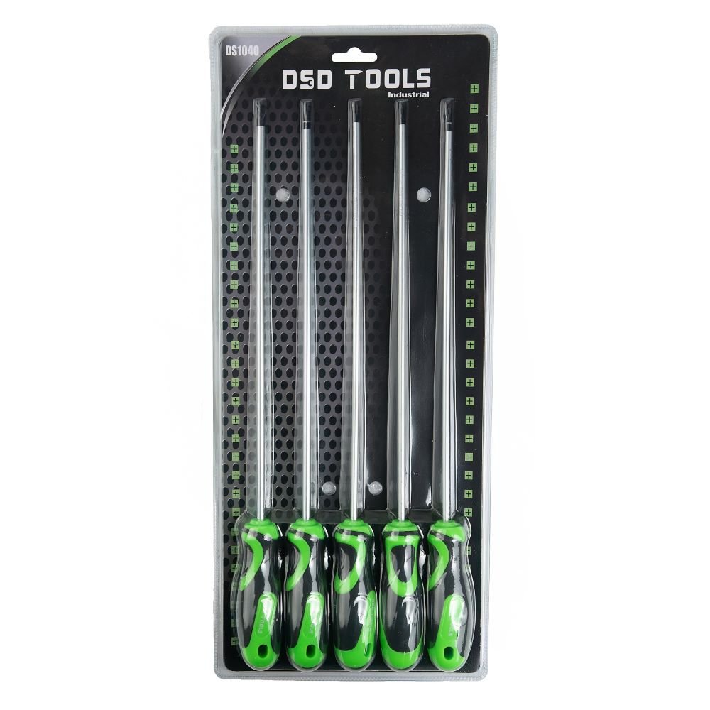 DSD TOOLS 5PC 300MM LONG STAR SCREWDRIVER SET DS1040 image 1