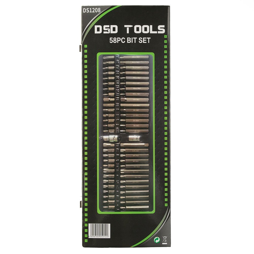 DSD TOOLS 58PC BIT SET DS1208 image 3