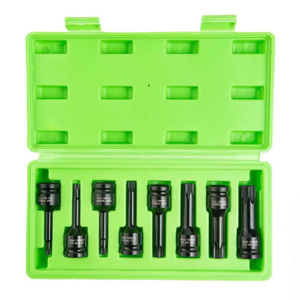 DSD TOOLS 8PC 1/2" DR IMPACT TORX BIT SOCKETS DS1117 image 2