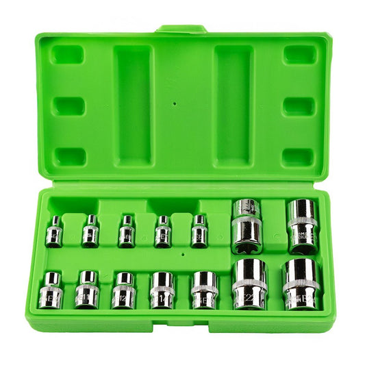 DSD TOOLS 14PC E-STAR SOCKETS 1/4", 3/8", 1/2" DRIVE DS1312 image 0