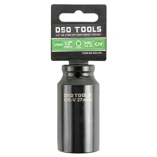 DSD TOOLS 1/2 DR 27MM 6PT DEEP IMPACT SOCKET DS1153 image 0