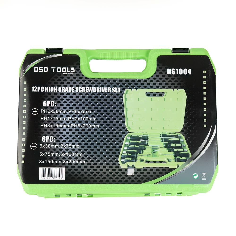 DSD TOOLS 12PC HIGH GRADE SCREWDRIVER SET DS1004 image 4