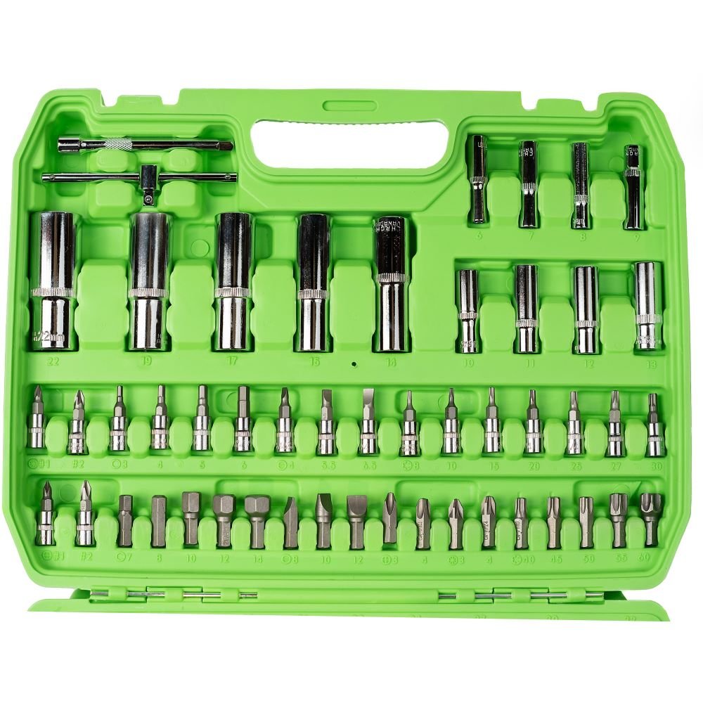 DSD TOOLS 108PC 1/4 &amp; 1/2 DR METRIC SUPER LOCK SOCKET SET DS1033 image 2