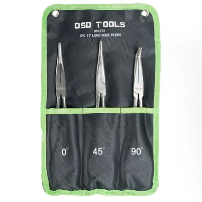 DSD TOOLS 3PC 11" LONG NOSE PLIERS DS1272 image 2