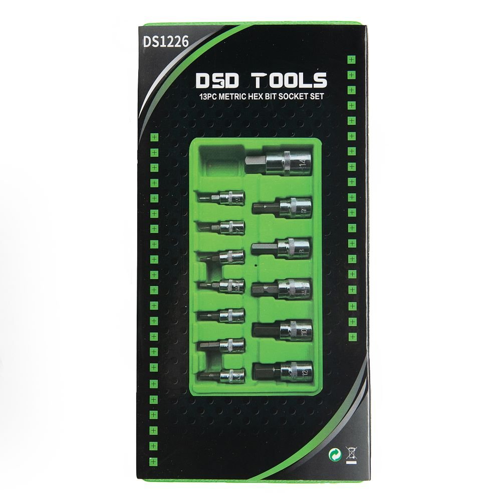 DSD TOOLS 13PC METRIC HEX BIT SOCKET SET DS1226 image 4
