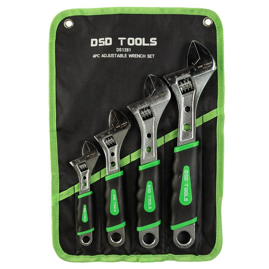 DSD TOOLS 4PC ADJUSTABLE WRENCH SET DS1281 image 0