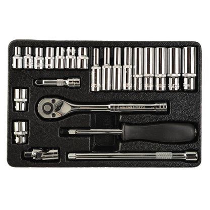 DSD TOOLS 24PC 1/4" DR METRIC SOCKET SET DS1336 image 2