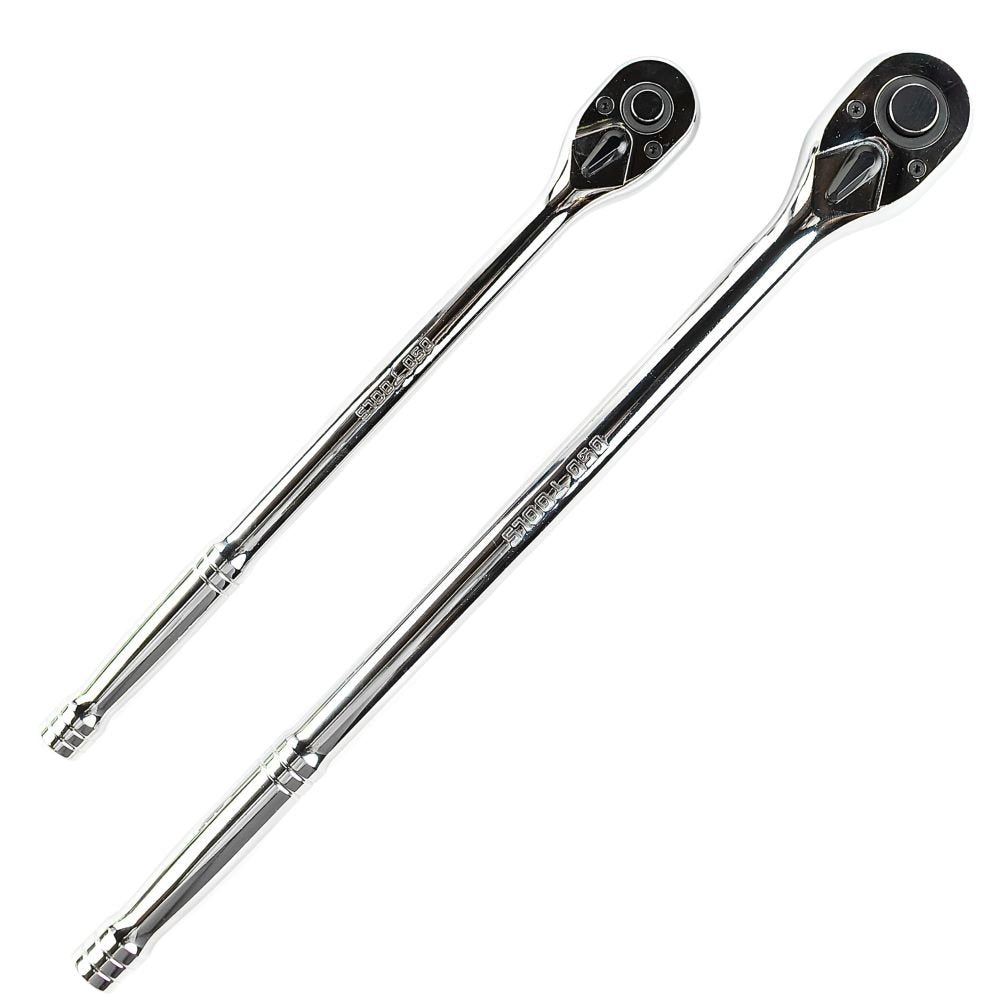 DSD TOOLS 2PC EXTRA LONG RATCHET SET 3/8" &amp; 1/2" DRIVES DS1086 image 0