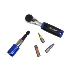 USPRO 43PC BIT SET WITH HEX BIT RATCHET