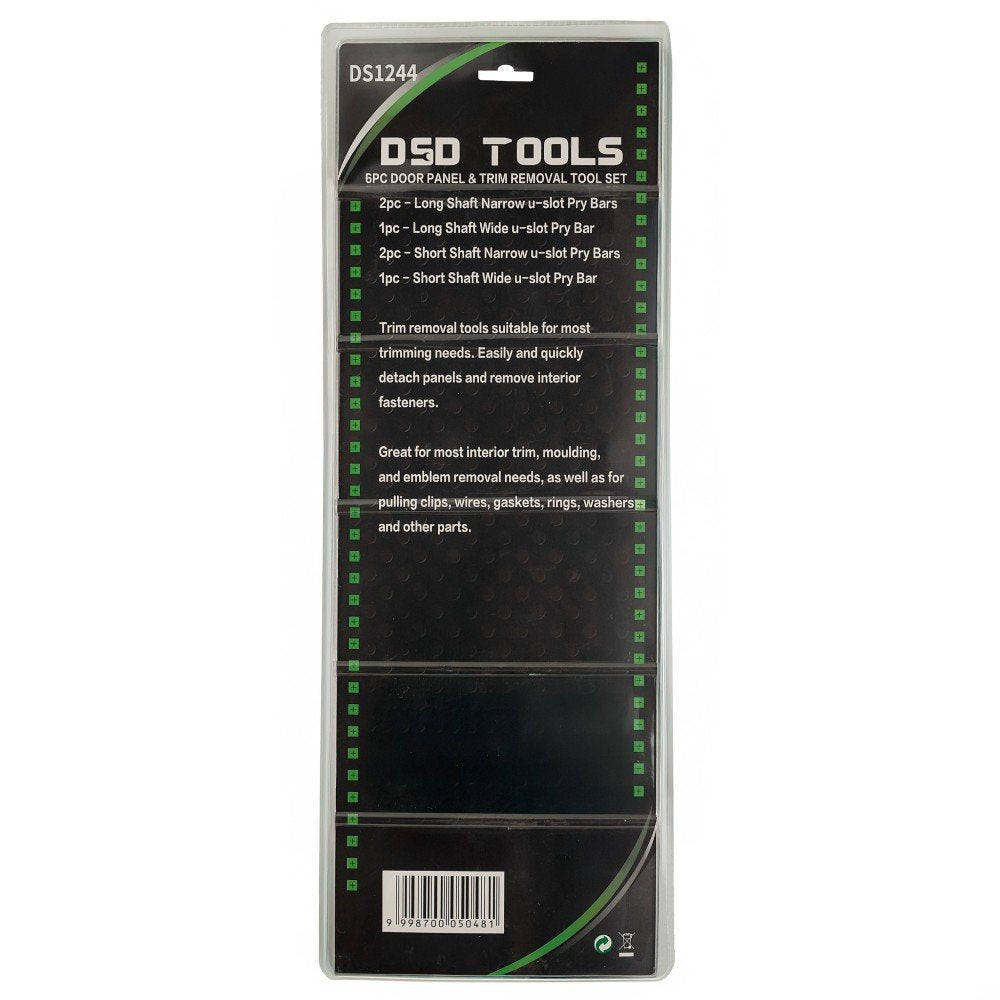 DSD TOOLS 6PC DOOR PANEL &amp; TRIM REMOVAL TOOL SET DS1244 image 0