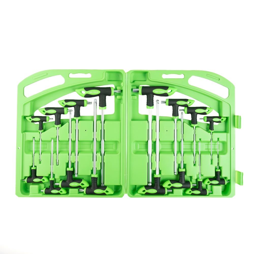 DSD TOOLS 16PC T HANDLE HEX BALL &amp; STAR SET DS1041 image 0