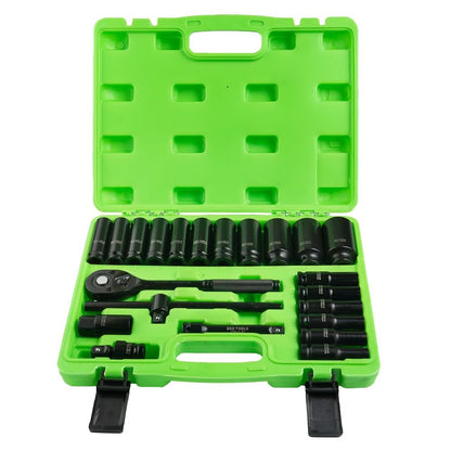 DSD TOOLS 22PC 1/2" DR 6PT DEEP IMPACT SOCKET SET DS1179 image 0