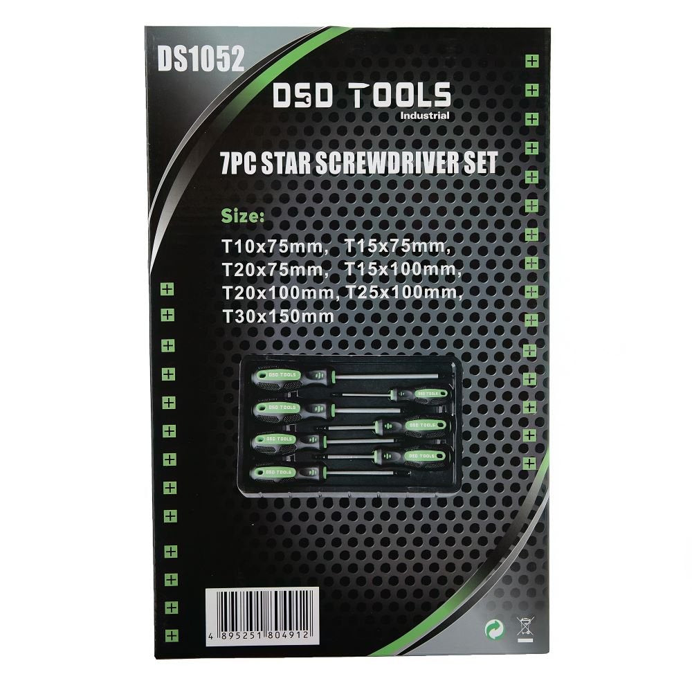 DSD TOOLS 7PC STAR SCREWDRIVER SET DS1052 image 2