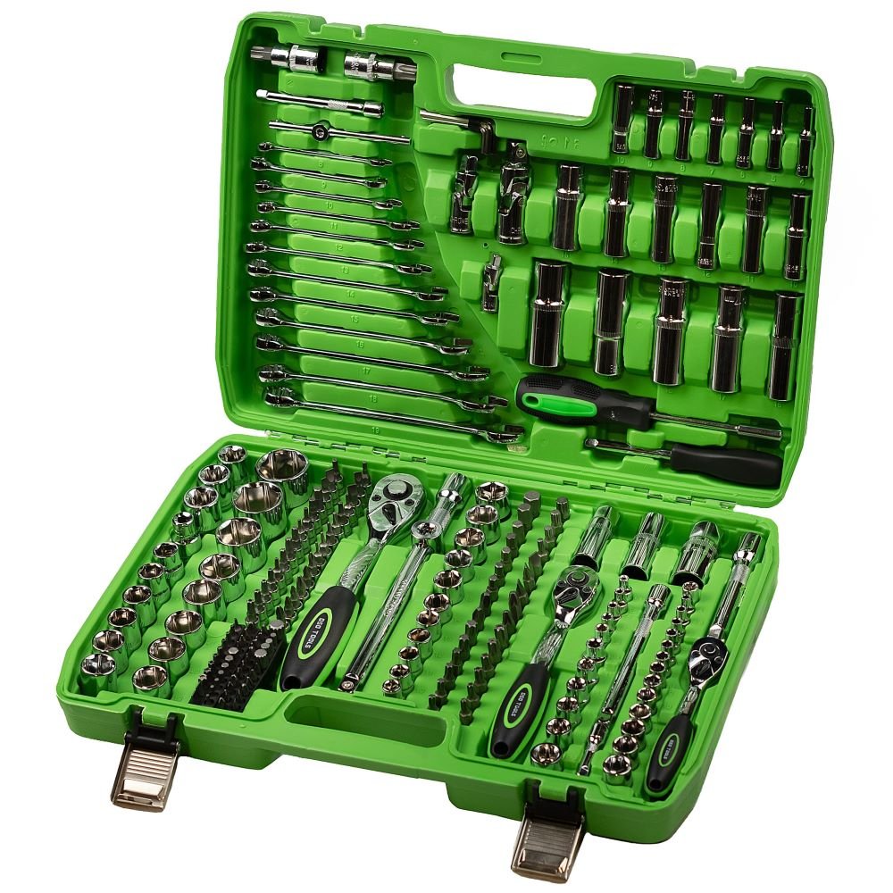 DSD TOOLS 216PC 1/4 3/8 1/2 DR METRIC SUPER LOCK SOCKET SET DS1035 image 0