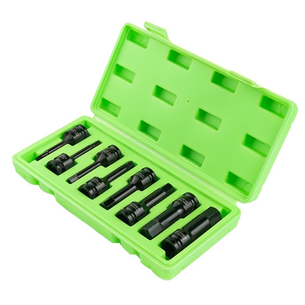 DSD TOOLS 8PC 1/2" DR IMPACT HEX BIT SOCKETS DS1108 image 1