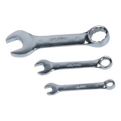USPRO 14PC STUBBY METRIC COMBINATION SPANNERS - FOAM TRAY