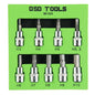 DSD TOOLS 9PC 3/8" DR HEX BIT SOCKETS 48MM DS1223 image 0