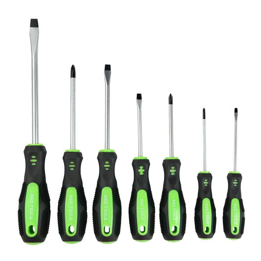 DSD TOOLS 7PC CUSHIONED SCREWDRIVER SET SLOTTED AND PHILLIPS DS1054 image 0