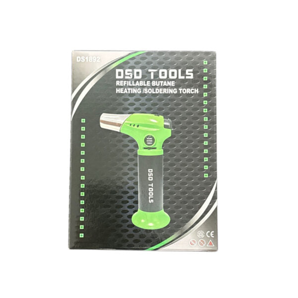 Heavy duty butane soldering torch