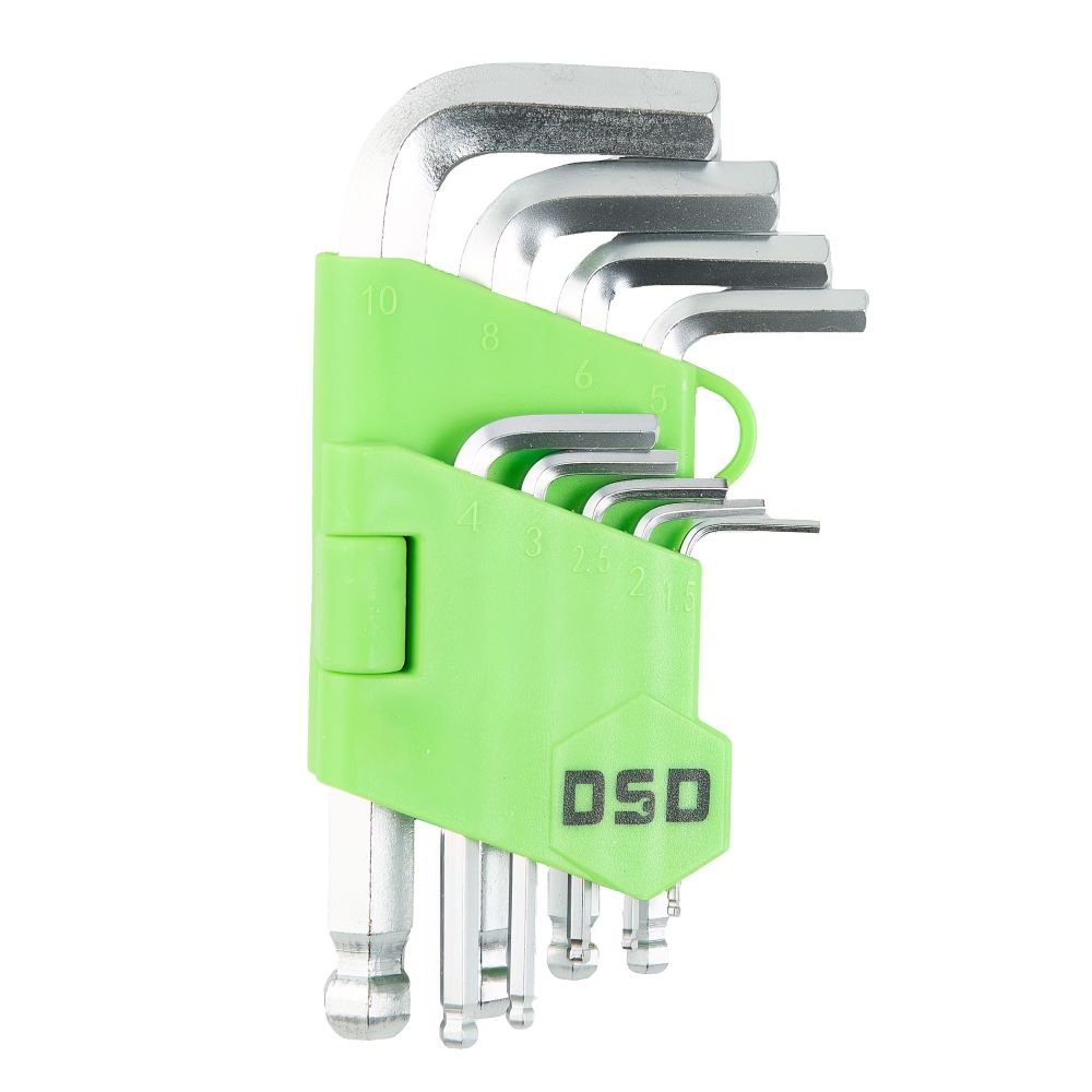 DSD TOOLS 9PC SHORT BALL HEX KEY SET DS1043 image 0