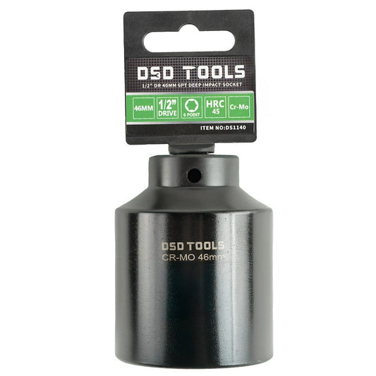 DSD TOOLS 1/2 DR 46MM 6PT DEEP IMPACT SOCKET 79MM DS1140 image 0
