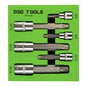 DSD TOOLS 6PC 3/8" &amp; 1/2" DR TRIPLE SQUARE BIT SOCKET SET DS1238 image 0