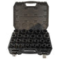 DSD TOOLS 27PC 3/4" DR 6PT IMPACT SOCKET SET DS1104 image 0