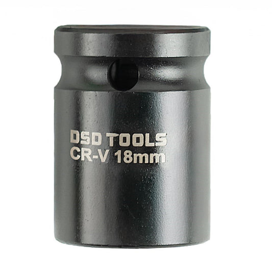 DSD TOOLS 1/2 DR 18MM 6PT IMPACT SOCKET EURO STYLE DS1157 image 1