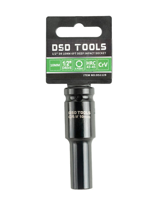 DSD TOOLS 1/2 DR 10MM 6PT DEEP IMPACT SOCKET DS1129 image 0