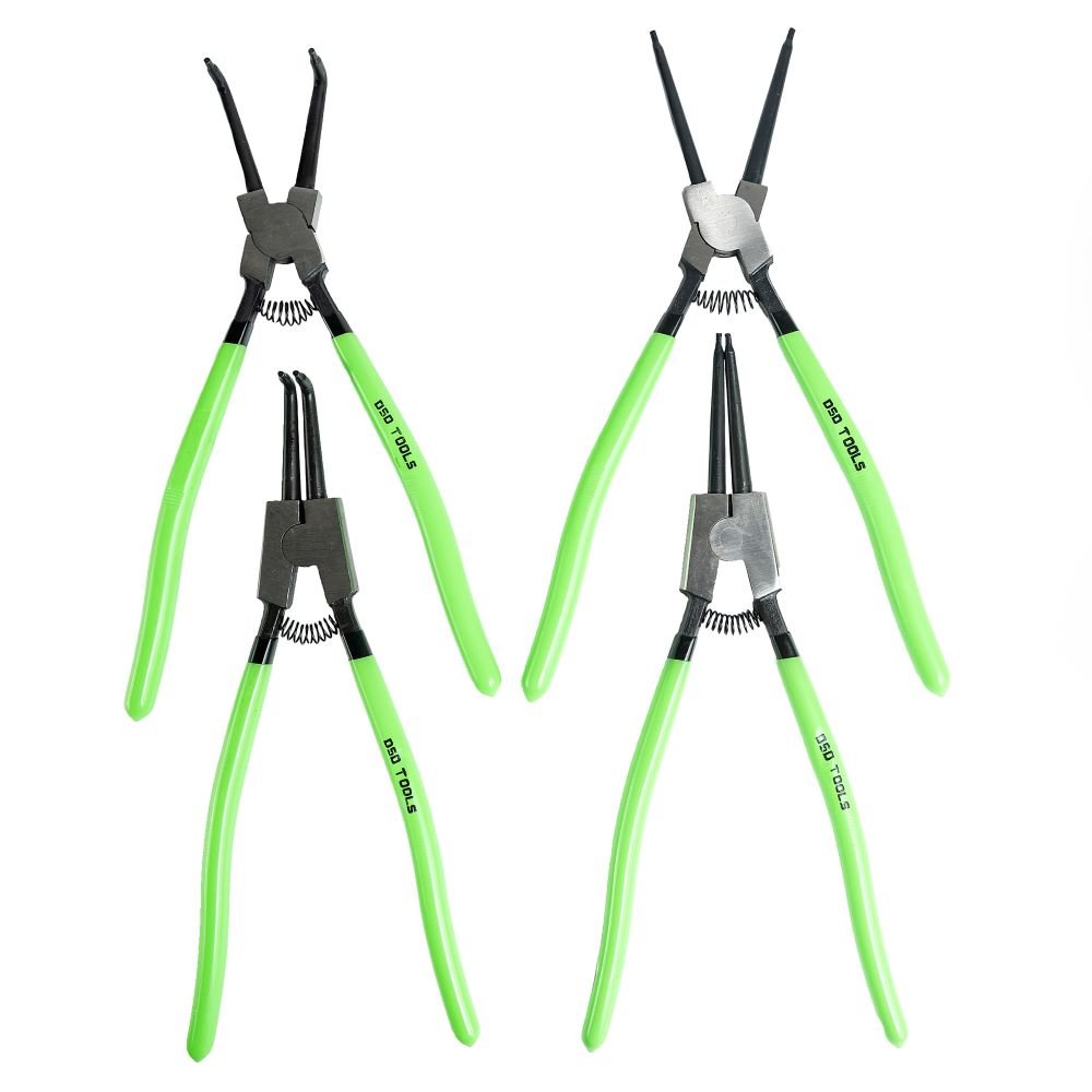 DSD TOOLS 4PC CIRCLIP PLIERS SET IN ZIP POUCH -13 INCH DS1273 image 0