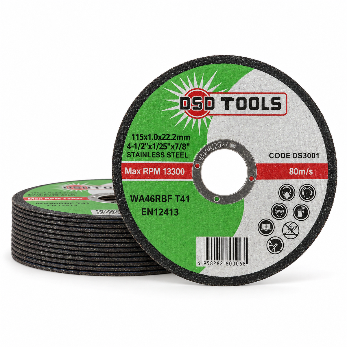 4.5" Metal Cutting / Slitting Discs Ultra Thin 115mm x 1mm x 22.2mm