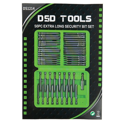 DSD TOOLS 50PC EXTRA LONG SECURITY BIT SET DS1214 image 6