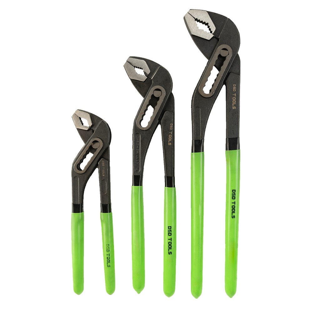 DSD TOOLS 3PC HEAVY DUTY WATER PUMP PLIERS DS1280 image 0