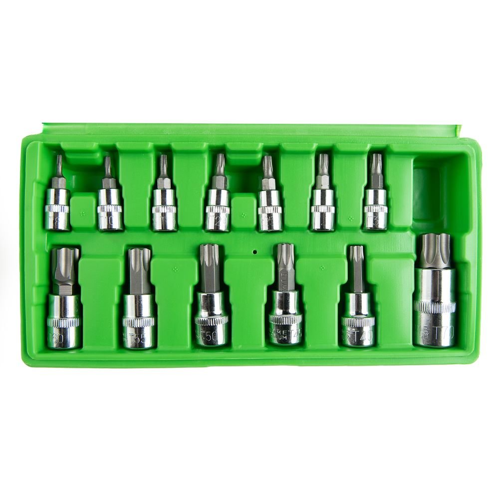 DSD TOOLS 13PC TAMPER PROOF STAR BIT SOCKET SET DS1230 image 2