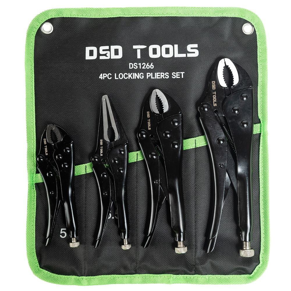 DSD TOOLS 4PC LOCKING PLIERS SET DS1266 image 0