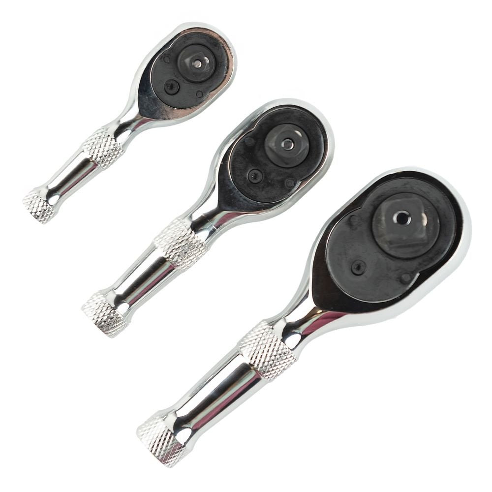 DSD TOOLS 3PC STUBBY RATCHET HANDLE SET DS1082 image 0