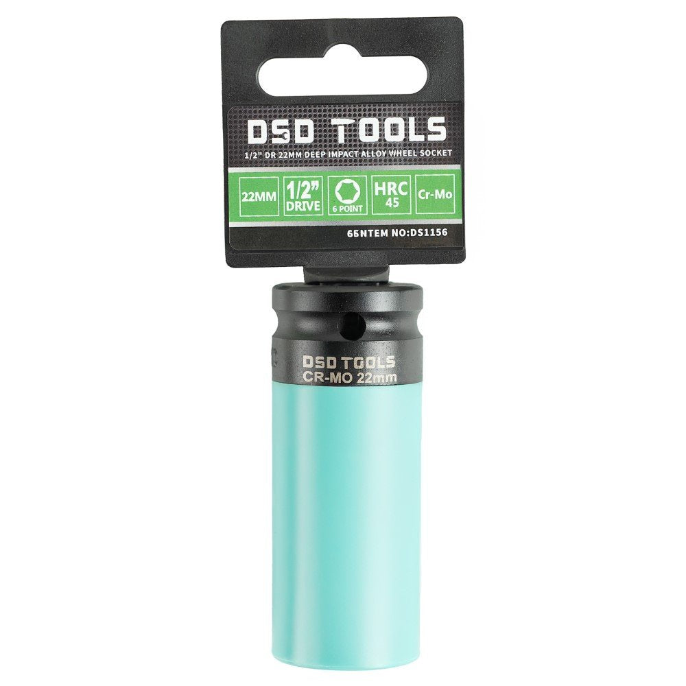 DSD TOOLS 1/2 DR 22MM DEEP IMPACT ALLOY WHEEL SOCKET DS1156 image 0