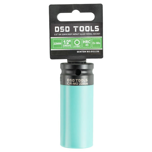 DSD TOOLS 1/2 DR 22MM DEEP IMPACT ALLOY WHEEL SOCKET DS1156 image 0