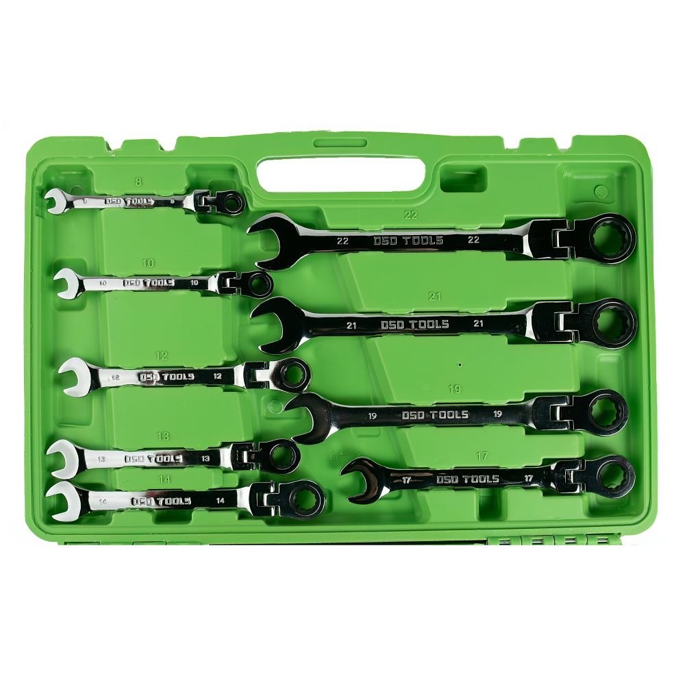 DSD TOOLS 13PC METRIC FLEX GEAR RATCHET COMBINATION WRENCH SET DS1058 image 3