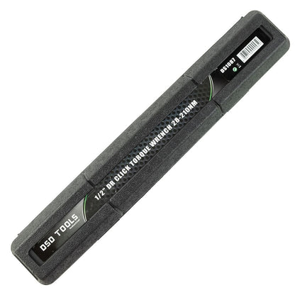 DSD TOOLS 1/2" DR CLICK TORQUE WRENCH 28-210NM DS1087 image 5