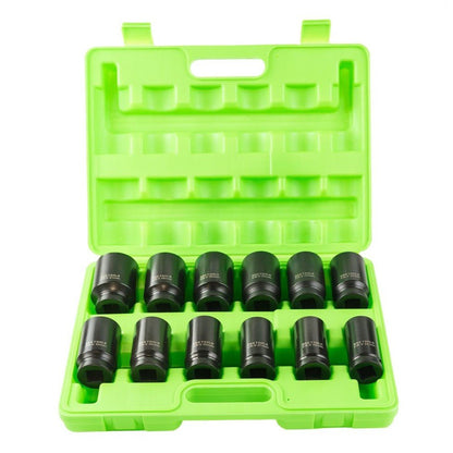 DSD TOOLS 12PC 3/4" DR 6PT DEEP IMPACT SOCKETS METRIC DS1102 image 0