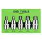 DSD TOOLS 5PC 1/2" DR TRIPLE SQUARE BIT SOCKET SET DS1237 image 0