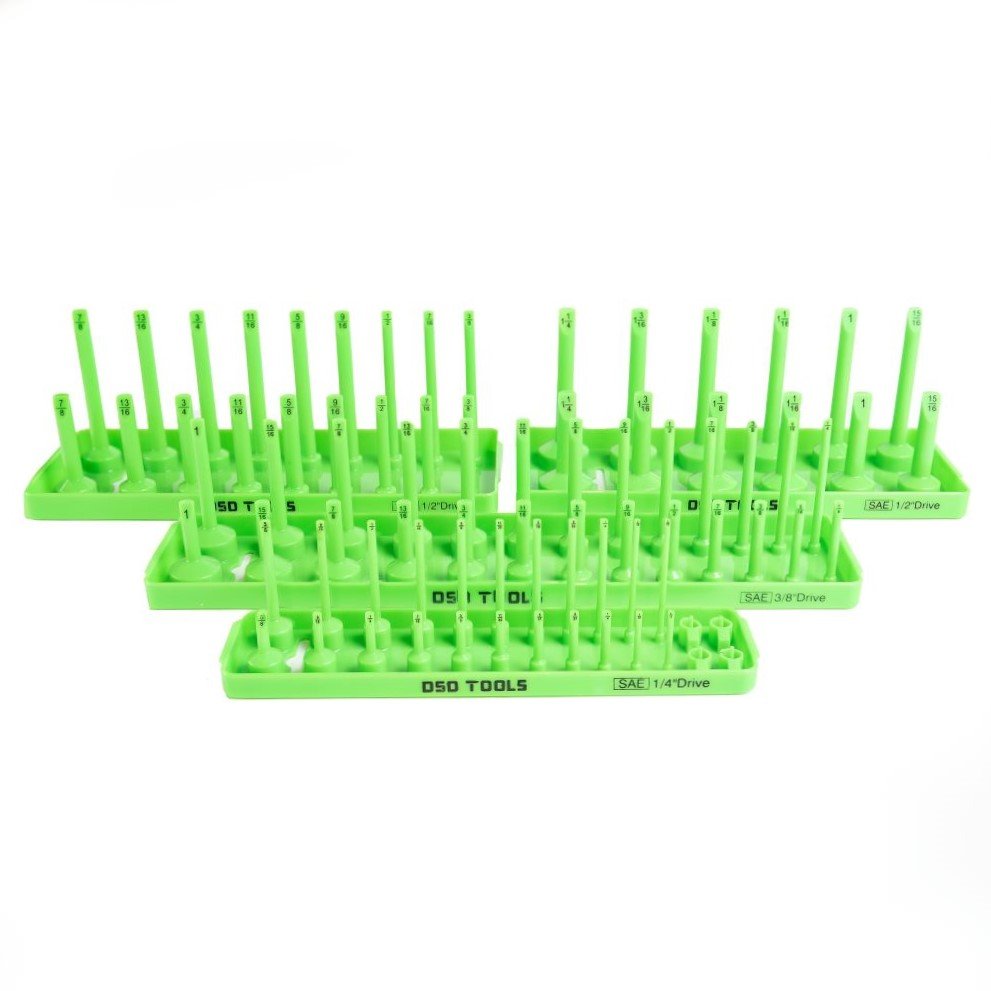 DSD TOOLS 4PC SOCKET TRAY FOR 1/4" 3/8" 1/2" DRIVE SOCKETS DS1356 image 0