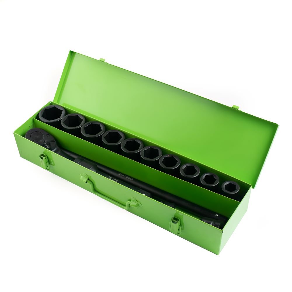 DSD TOOLS 15PC 1" DR 6PT SHALLOW IMPACT SOCKET SET DS1178 image 0