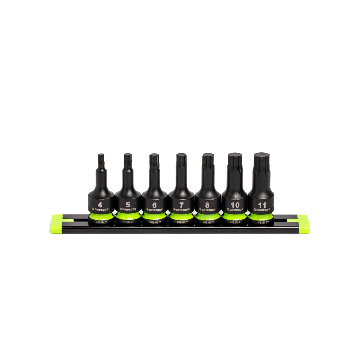 GripEdge 62PC Master RPT Hex & Star Driver Set + FREE 3/8" Metric & SAE Impact Hex Sets