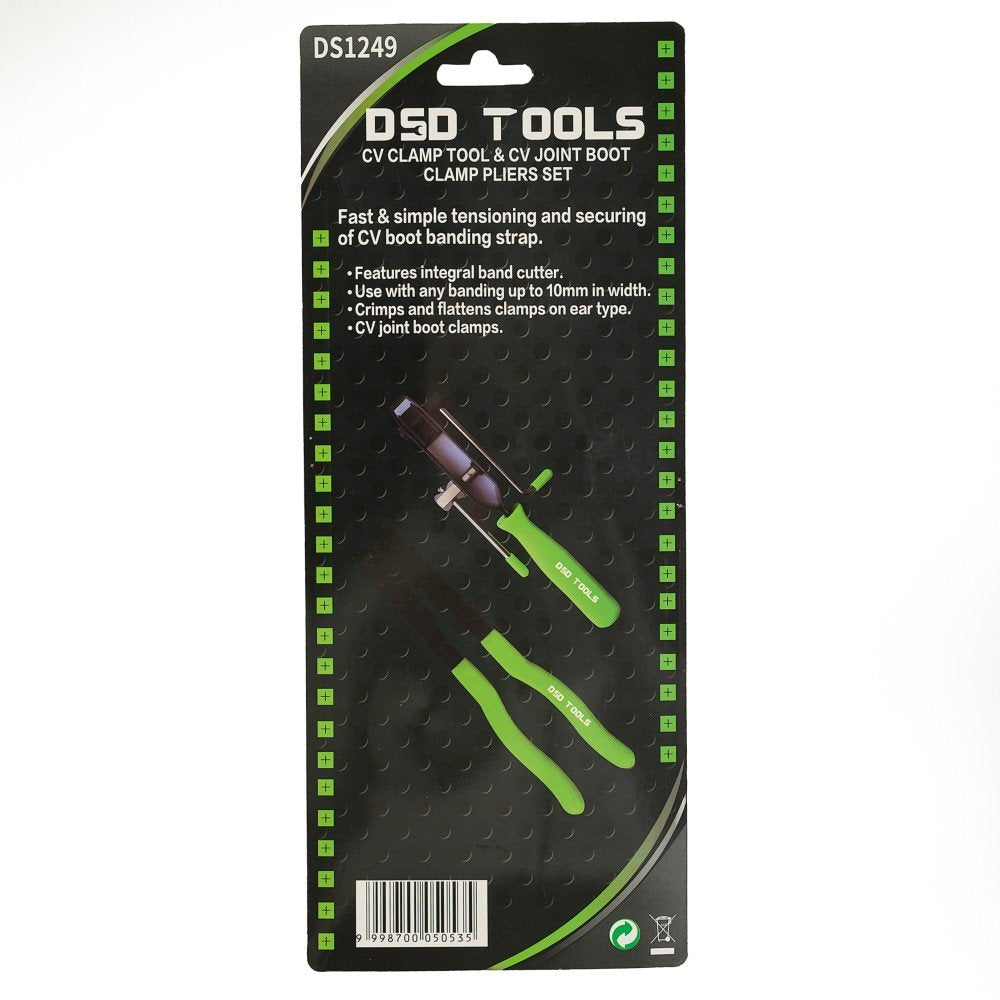 DSD TOOLS CV CLAMP TOOL &amp; CV JOINT BOOT CLAMP PLIERS SET DS1249 image 3