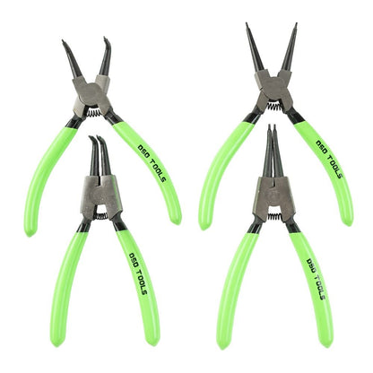 DSD TOOLS 4PC CIRCLIP PLIERS SET IN ZIP POUCH - 6 INCH DS1251 image 1
