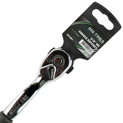 DSD TOOLS 3/8" DR CURVED RATCHET DS1081 image 3