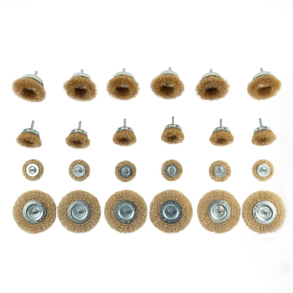 DSD TOOLS 24PC ROTARY WIRE BRUSH SET DS1093 image 0