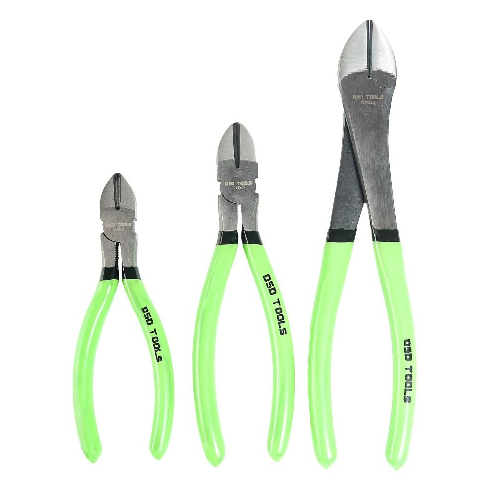 DSD TOOLS 3PC DIAGONAL CUTTING PLIERS SET DS1262 image 1